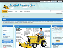 Tablet Screenshot of elec-trak.org